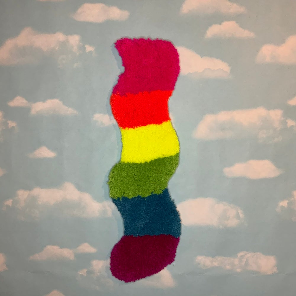 Rainbow Wall Squiggle