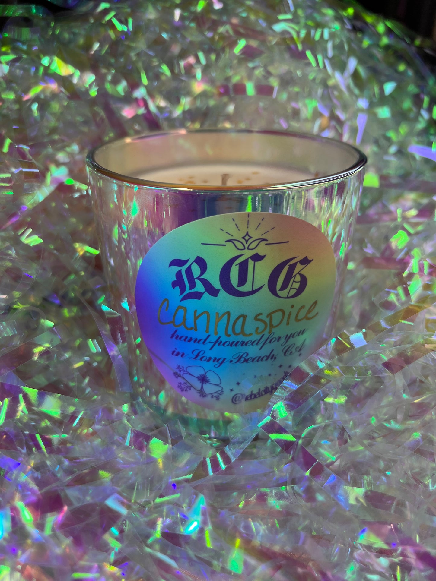 Iridescent Scented Candle