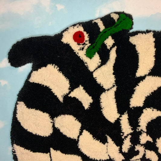 Beetlejuice Sandworm Rug - 100% Wool