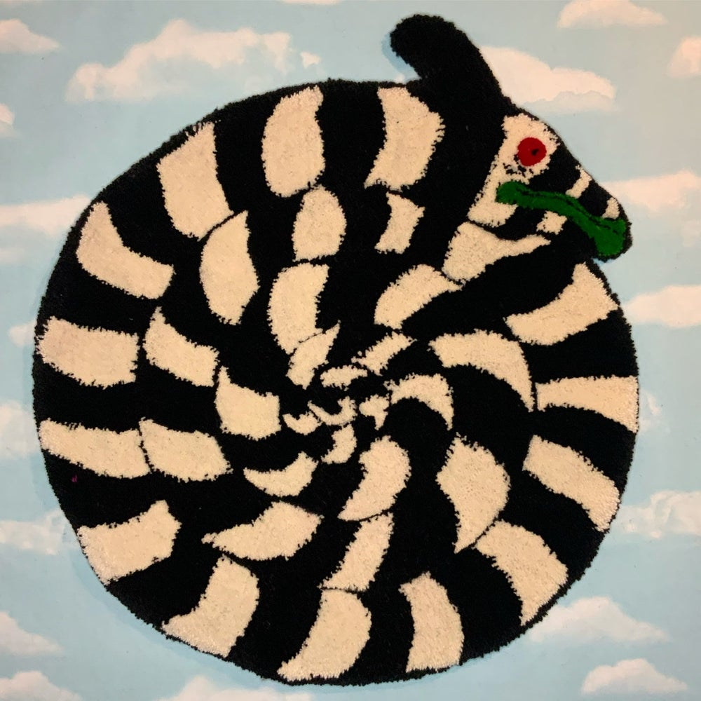 Beetlejuice Sandworm Rug - 100% Wool