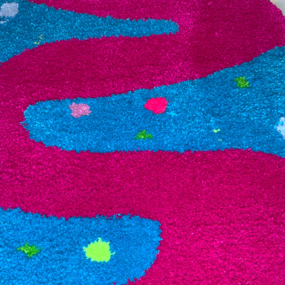 Confetti Squiggle Rug - 100% Wool