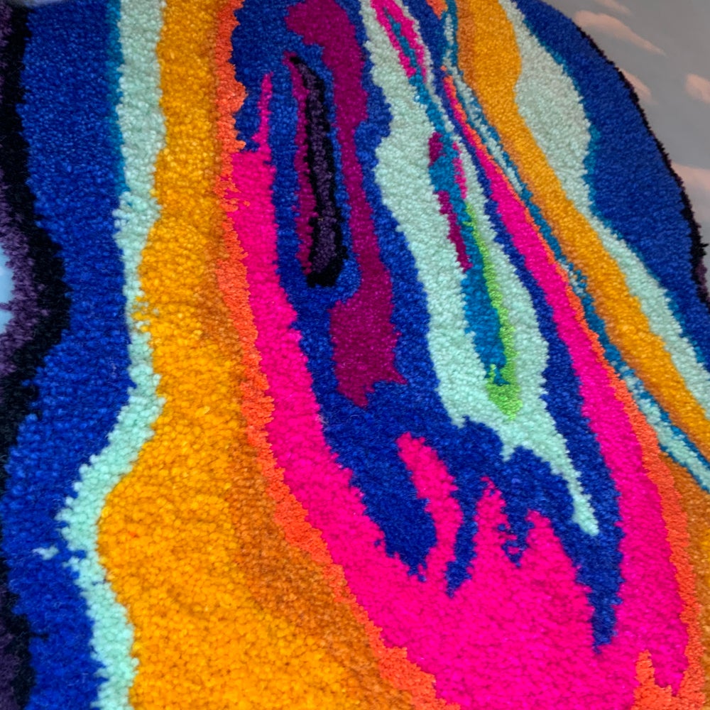 Oil Slick Rug - 100% Wool