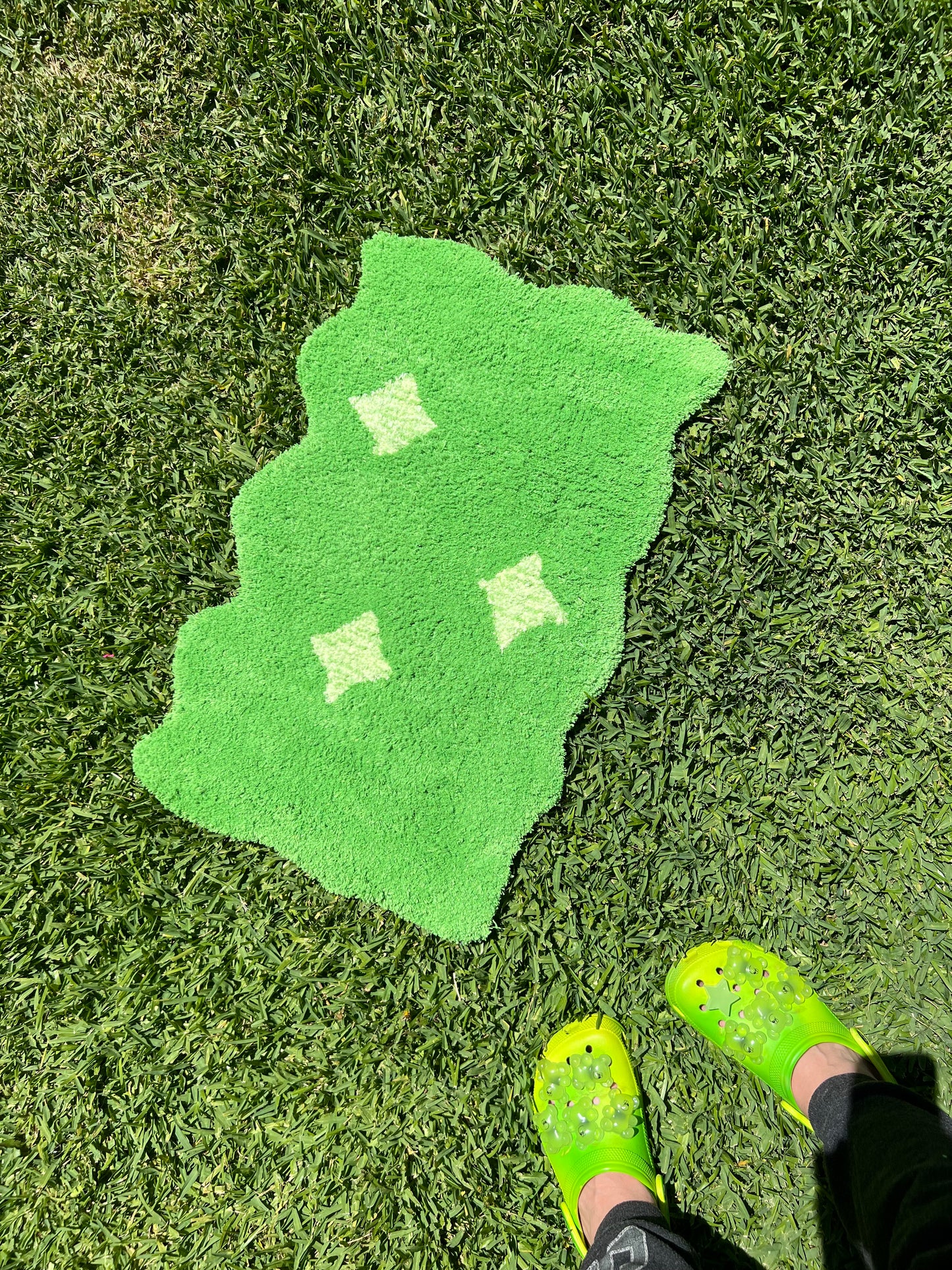 Retro Green Twinkle Rug